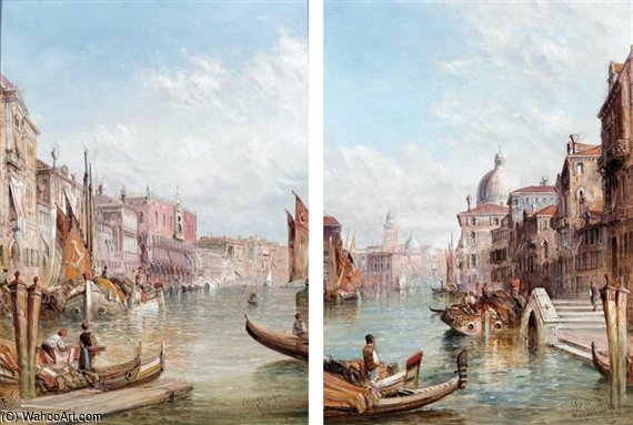 Wikioo.org - The Encyclopedia of Fine Arts - Painting, Artwork by Alfred Pollentine - Venetian Views