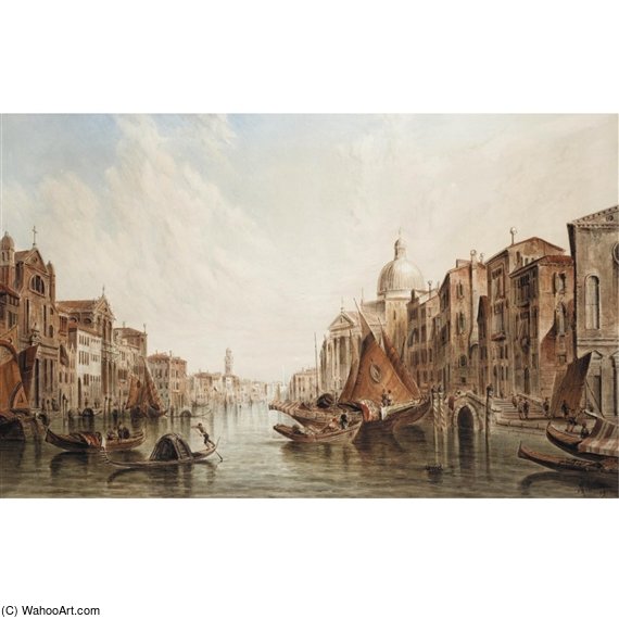 Wikioo.org – La Enciclopedia de las Bellas Artes - Pintura, Obras de arte de Alfred Pollentine - Venecia