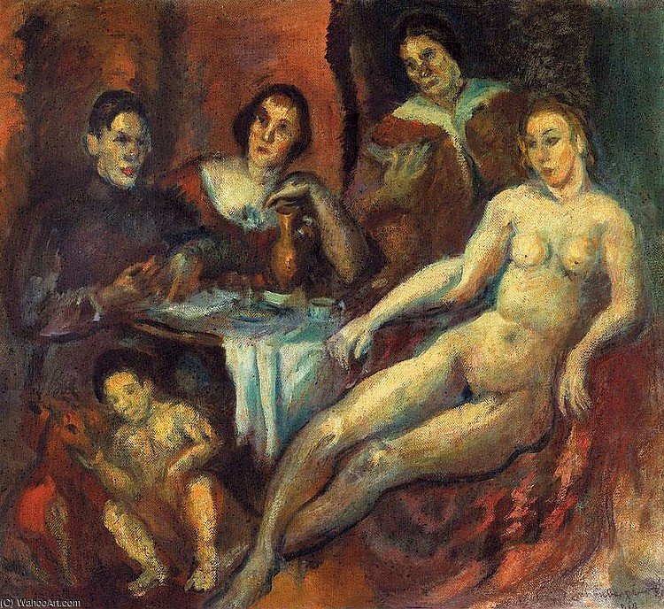 WikiOO.org - Encyclopedia of Fine Arts - Maľba, Artwork Armand Schonberger - Family