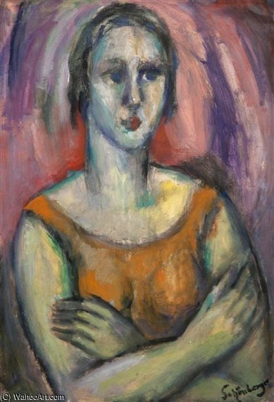 Wikioo.org - The Encyclopedia of Fine Arts - Painting, Artwork by Armand Schonberger - Portrait Of A Woman
