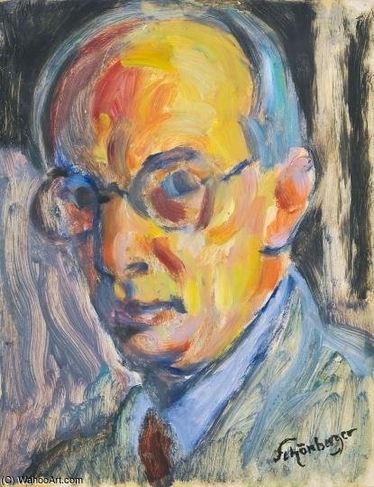Wikioo.org - The Encyclopedia of Fine Arts - Painting, Artwork by Armand Schonberger - Self-portrait