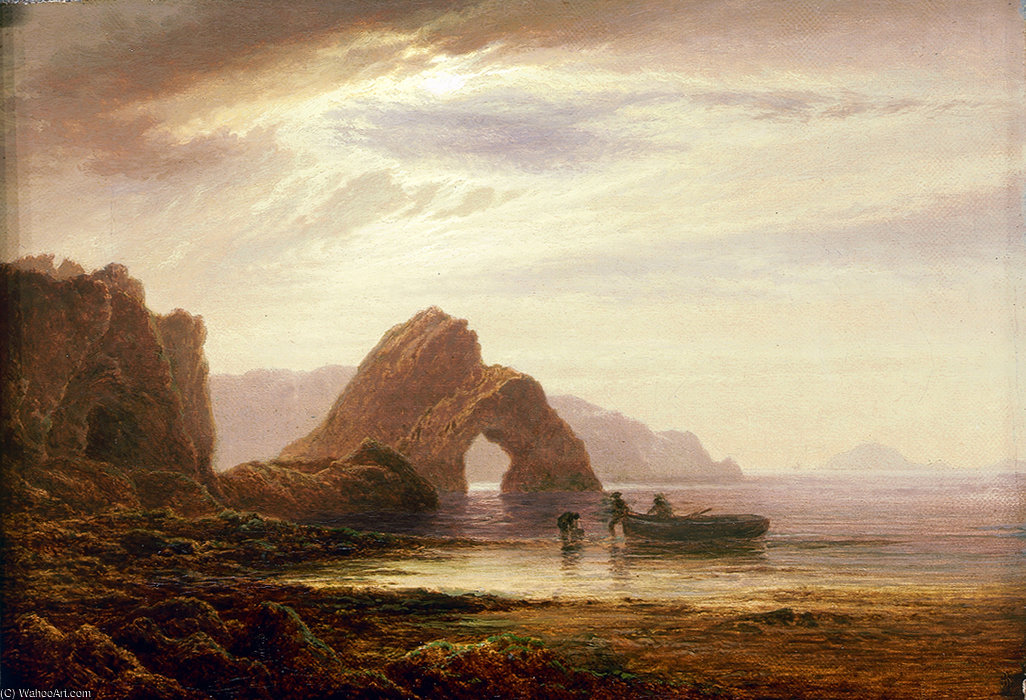 Wikioo.org - The Encyclopedia of Fine Arts - Painting, Artwork by Arthur Gilbert - Gilter's Point, Tenby