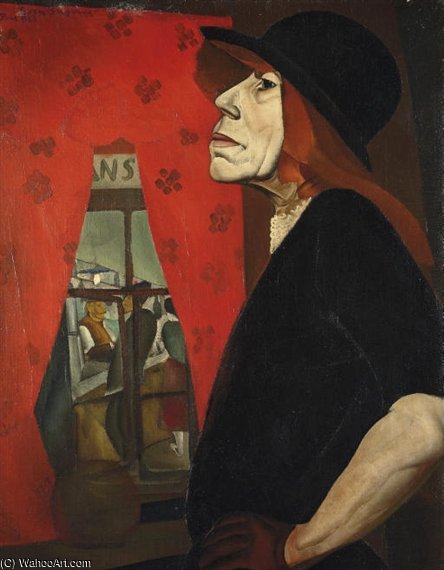 WikiOO.org - Encyclopedia of Fine Arts - Schilderen, Artwork Boris Dmitrievich Grigoriev - The Harlot Of Marseilles
