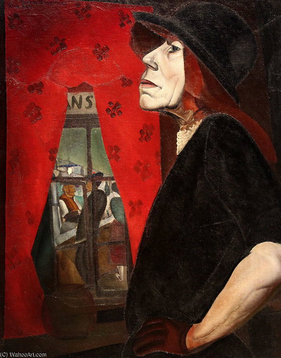 Wikioo.org - The Encyclopedia of Fine Arts - Painting, Artwork by Boris Dmitrievich Grigoriev - Whore From Marseilles