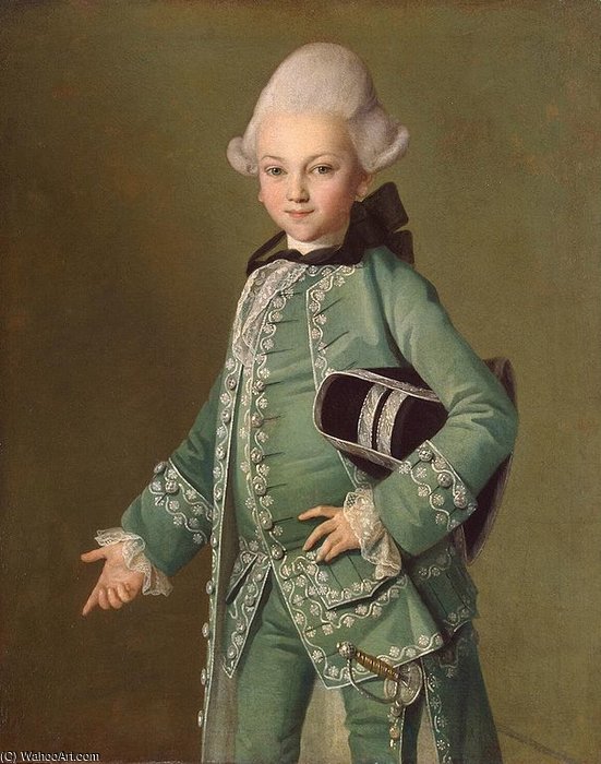 WikiOO.org - Енциклопедия за изящни изкуства - Живопис, Произведения на изкуството Carl Ludwig Johann Christineck - Portrait Of Aleksey Bobrinsky