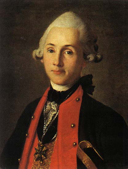 WikiOO.org - Encyclopedia of Fine Arts - Maleri, Artwork Carl Ludwig Johann Christineck - Portrait Of Heinrich Friedrich Wilhelm Von Ploets