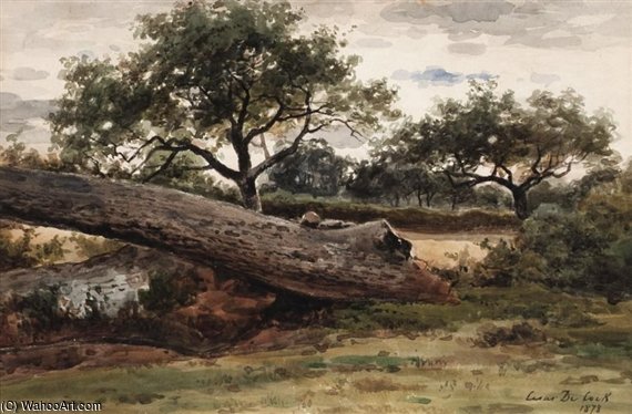 Wikioo.org – La Enciclopedia de las Bellas Artes - Pintura, Obras de arte de Cesar De Cock - Los árboles caídos