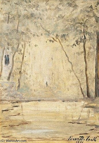 Wikioo.org – L'Encyclopédie des Beaux Arts - Peinture, Oeuvre de Cesar De Cock - Lumière dans la forêt