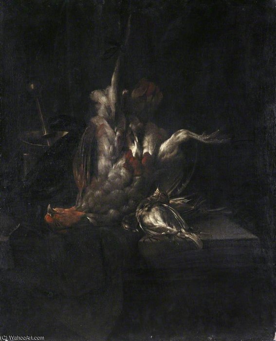 Wikioo.org - The Encyclopedia of Fine Arts - Painting, Artwork by Cornelis Van Lelienbergh - Still Life With Game Birds