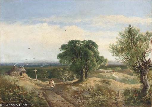 Wikioo.org - The Encyclopedia of Fine Arts - Painting, Artwork by Edmund John Niemann - Returning From Market