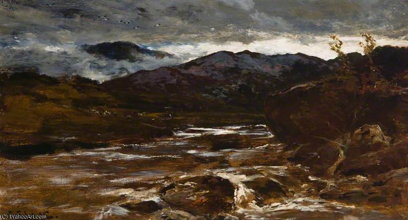 Wikioo.org - The Encyclopedia of Fine Arts - Painting, Artwork by Edwin Ellis - North Wales