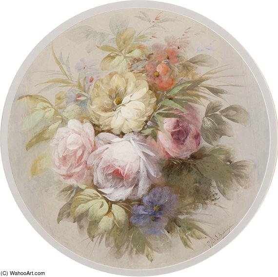 WikiOO.org - Encyclopedia of Fine Arts - Lukisan, Artwork Geraldine Jacoba Van De Sande Bakhuyzen - Bouquet