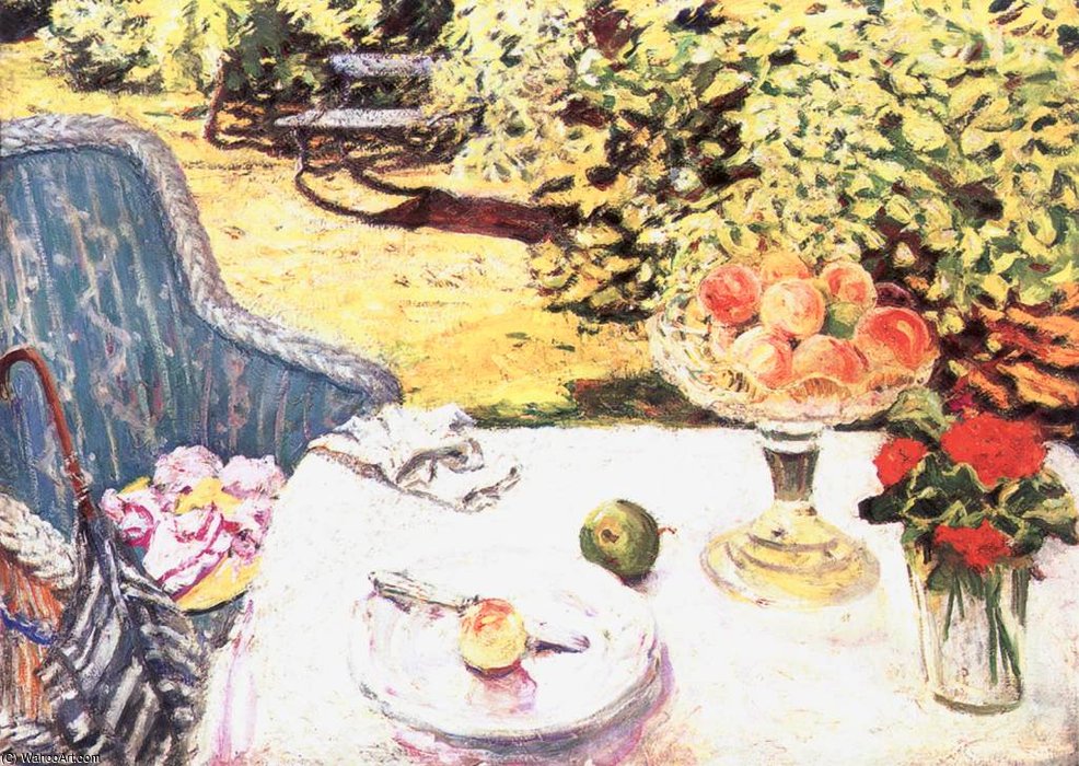 Wikioo.org - สารานุกรมวิจิตรศิลป์ - จิตรกรรม Izsak Perlmutter - Still-life With Peaches