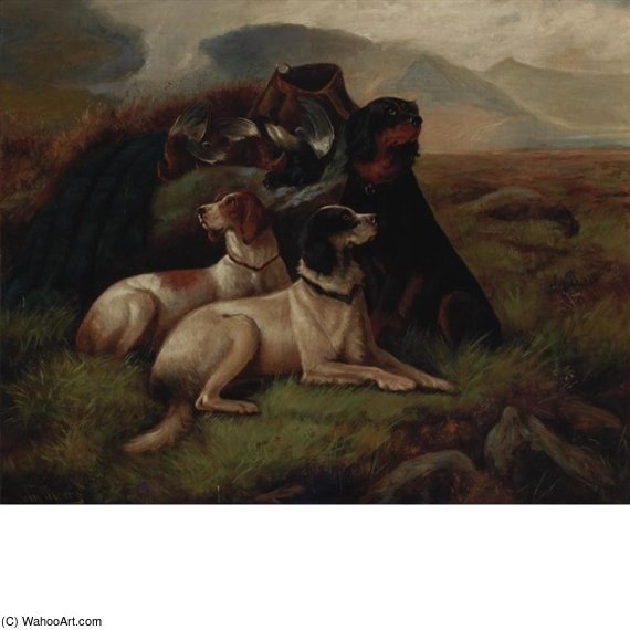 Wikioo.org - สารานุกรมวิจิตรศิลป์ - จิตรกรรม John Morris - After The Hunt