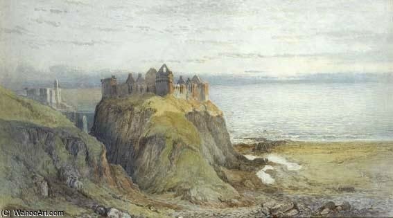WikiOO.org - Encyclopedia of Fine Arts - Maleri, Artwork John Syer - Dunluce Castle, County Antrim