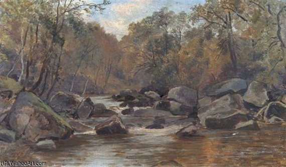 Wikioo.org - The Encyclopedia of Fine Arts - Painting, Artwork by John Syer - On The Way To Crow Head Beck