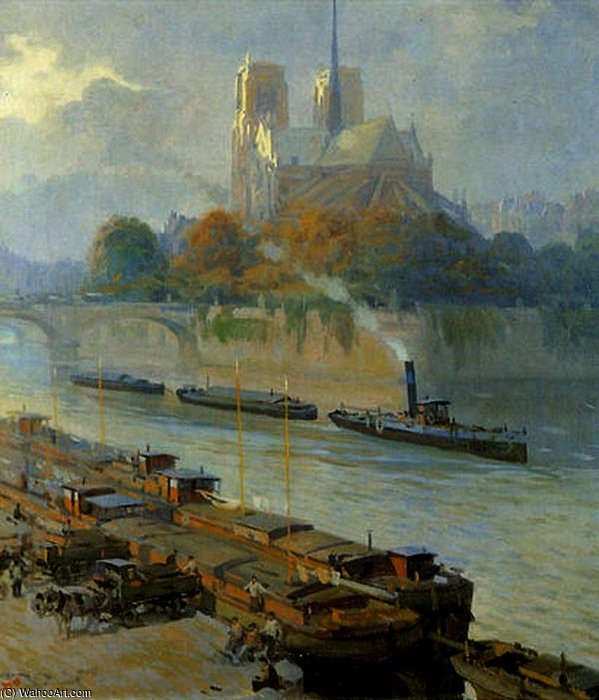WikiOO.org - Εγκυκλοπαίδεια Καλών Τεχνών - Ζωγραφική, έργα τέχνης Jose Bardasano Baos - Paris (el Sena)