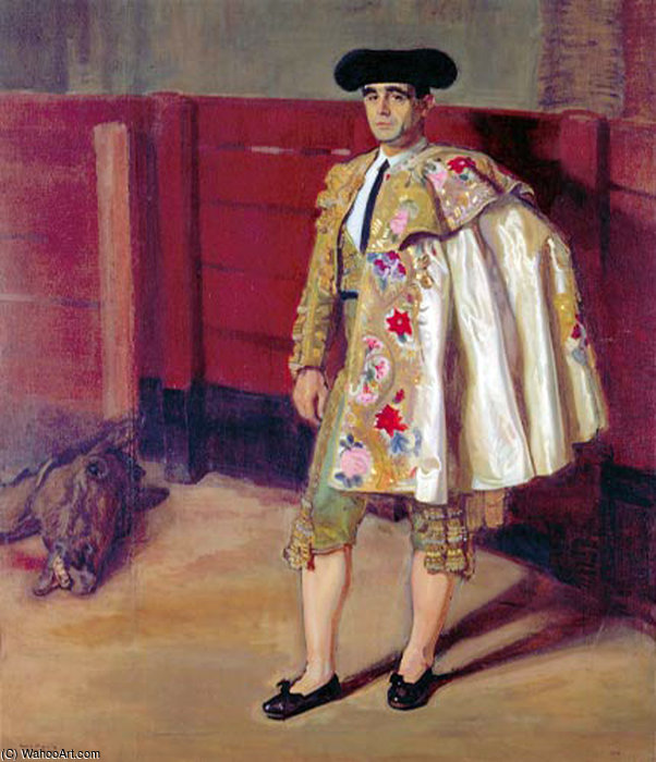 Wikioo.org - The Encyclopedia of Fine Arts - Painting, Artwork by Jose Maria Lopez Mezquita - El Torero