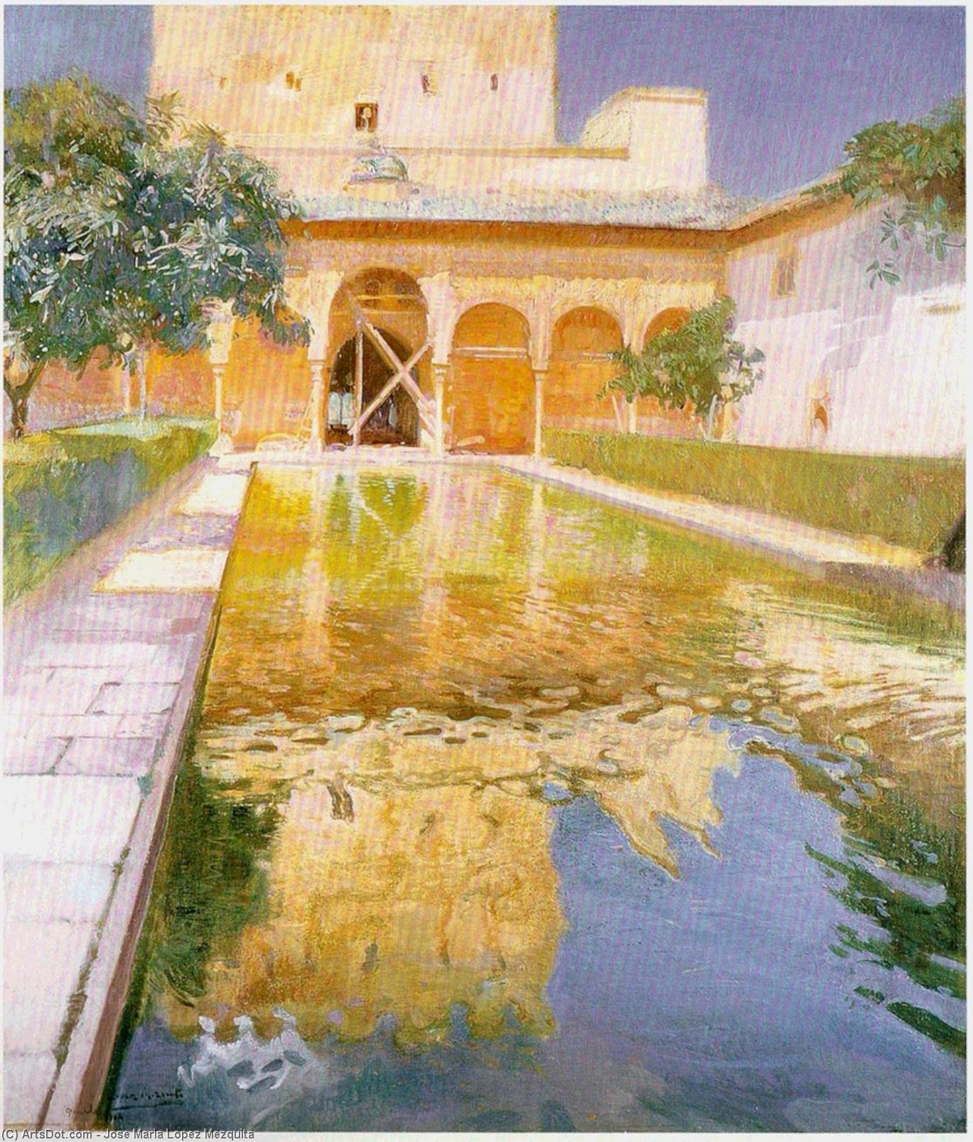 WikiOO.org - אנציקלופדיה לאמנויות יפות - ציור, יצירות אמנות Jose Maria Lopez Mezquita - Granada