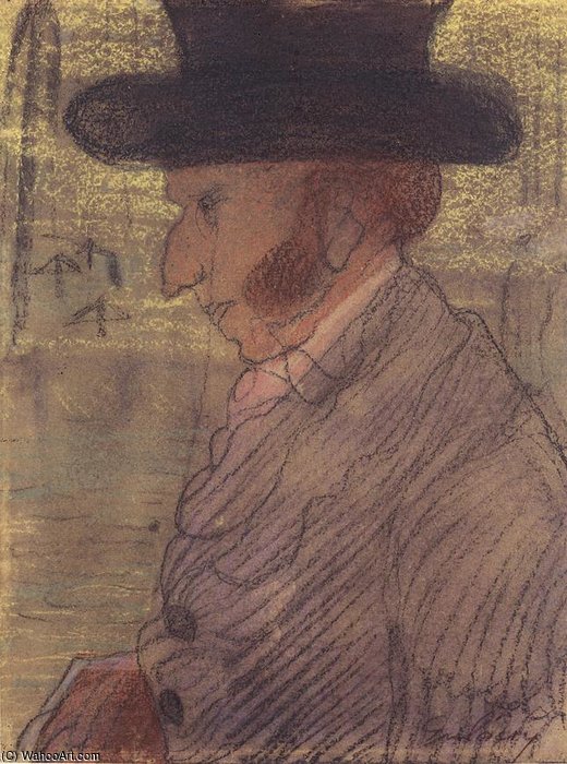 Wikioo.org - สารานุกรมวิจิตรศิลป์ - จิตรกรรม Gulacsy Lajos Kalman - Friend Of Madame Bovary