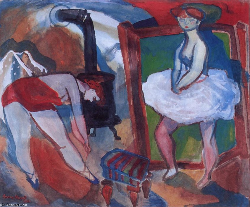 WikiOO.org - Encyclopedia of Fine Arts - Maleri, Artwork Margit Anna - Dancers