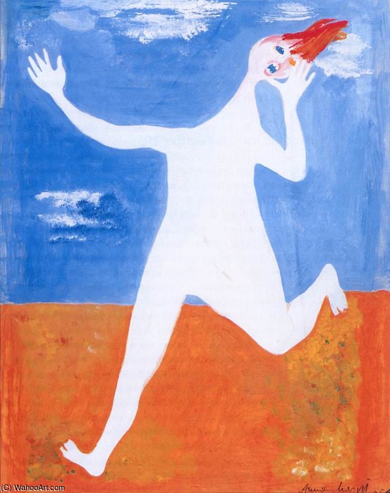WikiOO.org - Enciklopedija dailės - Tapyba, meno kuriniai Margit Anna - Figure Shouting