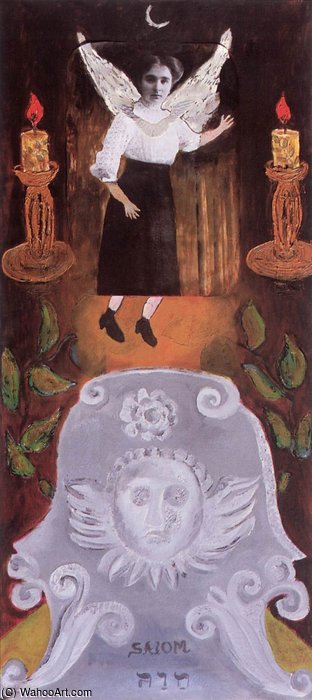 Wikioo.org – La Enciclopedia de las Bellas Artes - Pintura, Obras de arte de Margit Anna - Madre que vuela lejos