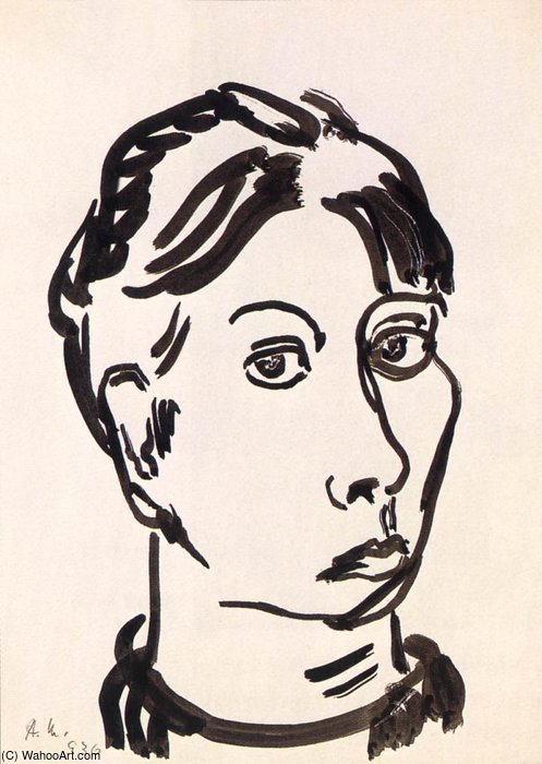 WikiOO.org - Güzel Sanatlar Ansiklopedisi - Resim, Resimler Margit Anna - Self-portrait