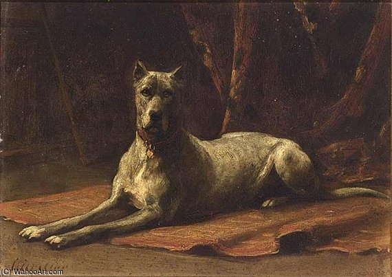 WikiOO.org - Enciklopedija likovnih umjetnosti - Slikarstvo, umjetnička djela Otto Eerelman - A Dog