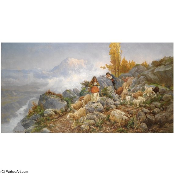 Wikioo.org – L'Enciclopedia delle Belle Arti - Pittura, Opere di Pietro Barucci - Paesaggio
