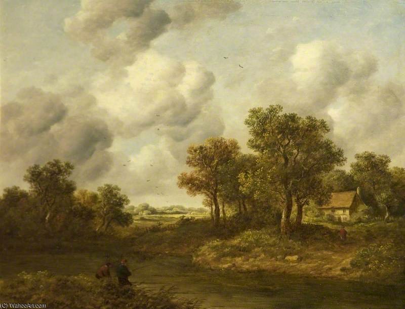 Wikioo.org - The Encyclopedia of Fine Arts - Painting, Artwork by Richard Hilder - Near Henley-on-thames, Oxfordshire