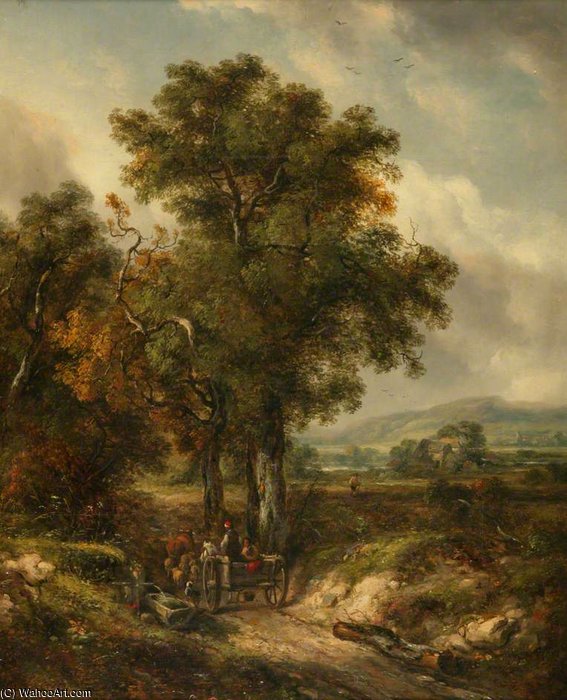 Wikioo.org - The Encyclopedia of Fine Arts - Painting, Artwork by Richard Hilder - Okehampton, Devon