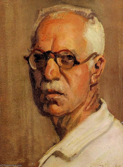 Wikioo.org - The Encyclopedia of Fine Arts - Painting, Artwork by Salvador Tuset Tuset - Autotrretrato