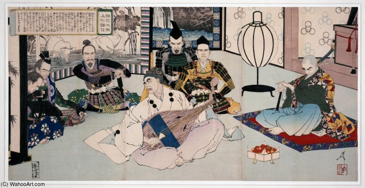 Wikioo.org - The Encyclopedia of Fine Arts - Painting, Artwork by Tsukioka Yoshitoshi - Tanjo Daihitsu