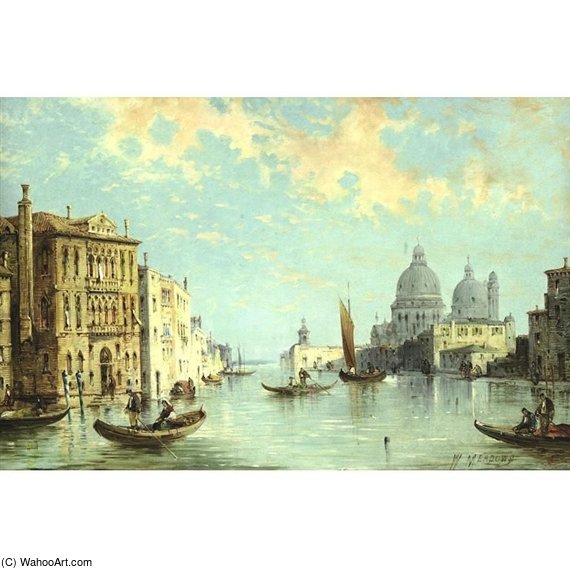 Wikioo.org - The Encyclopedia of Fine Arts - Painting, Artwork by William Meadows - The Grand Canal
