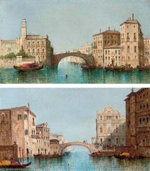Wikioo.org – La Enciclopedia de las Bellas Artes - Pintura, Obras de arte de William Meadows - La Scuola di San Marco, Venecia