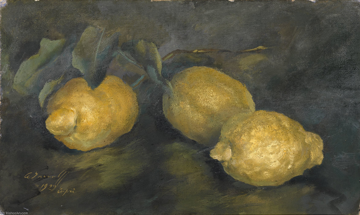 WikiOO.org - Encyclopedia of Fine Arts - Schilderen, Artwork Alexander Evgenievich Yakovlev - Lemons