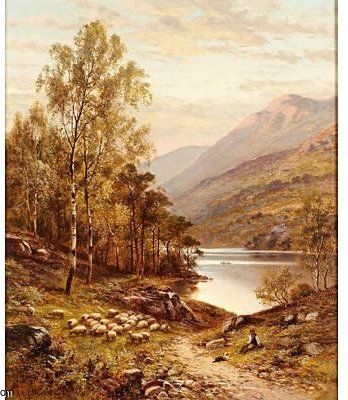 Wikioo.org - The Encyclopedia of Fine Arts - Painting, Artwork by Alfred I Glendening - A View In Cumberland