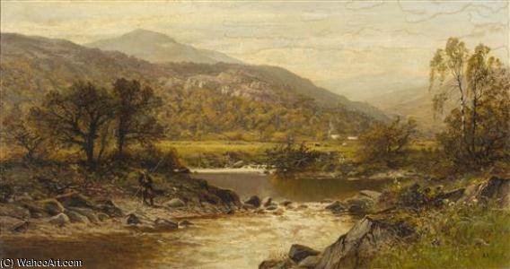 Wikioo.org – L'Enciclopedia delle Belle Arti - Pittura, Opere di Alfred I Glendening - pescare