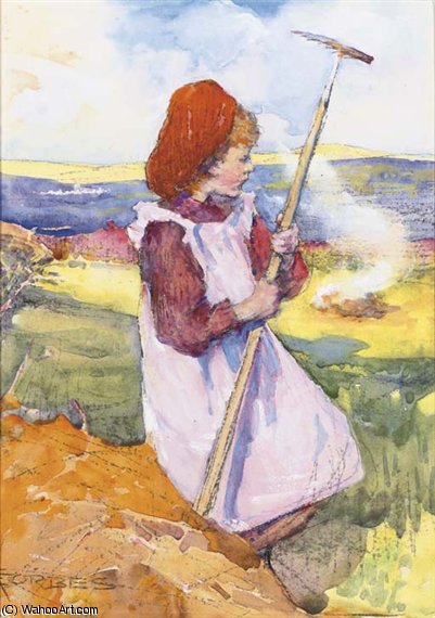 WikiOO.org - Enciclopedia of Fine Arts - Pictura, lucrări de artă Elizabeth Adela Stanhope Forbes - Autumn Leaves
