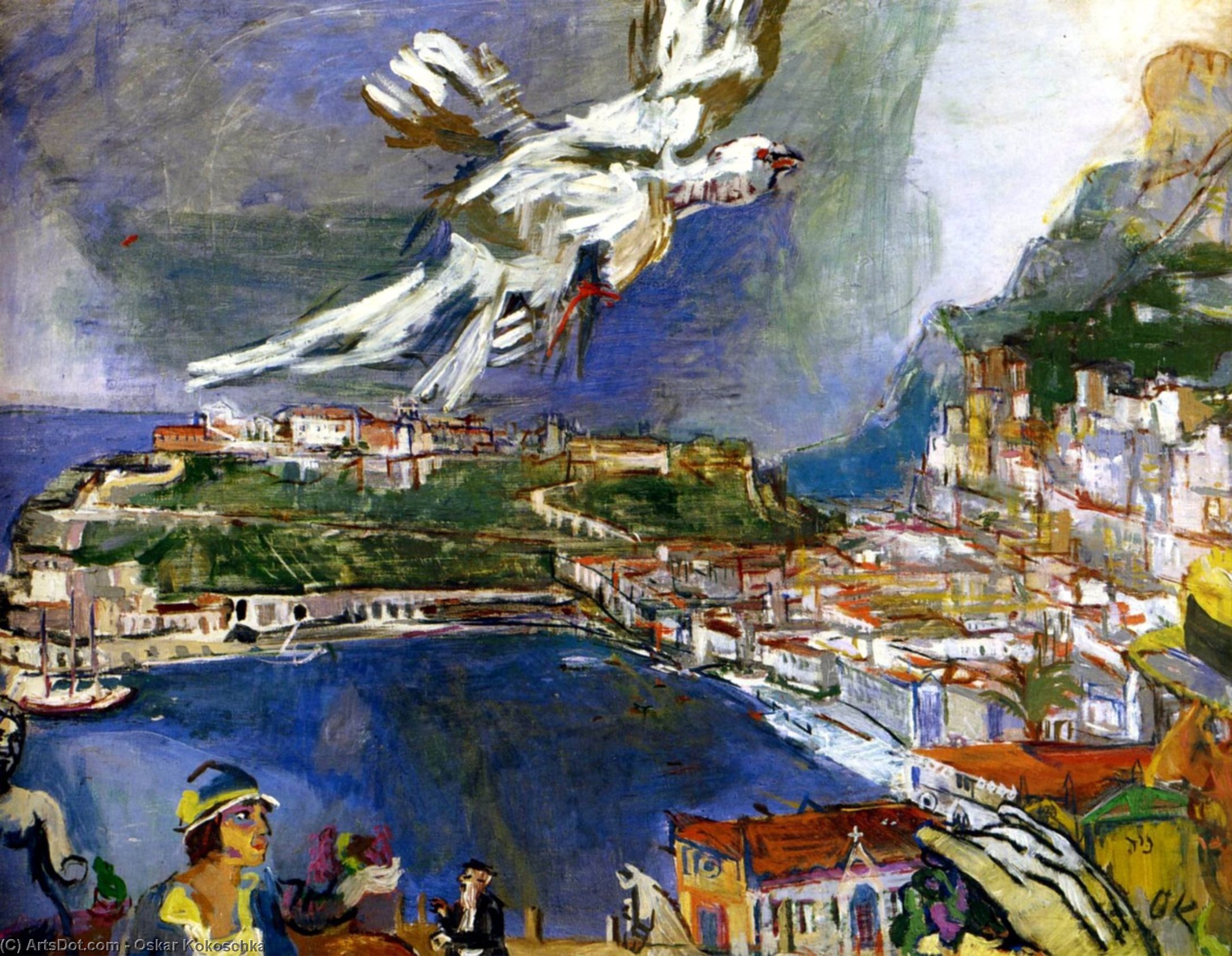 WikiOO.org - 백과 사전 - 회화, 삽화 Oskar Kokoschka - Monte-Carlo Exposition nazie Art Dégénéré