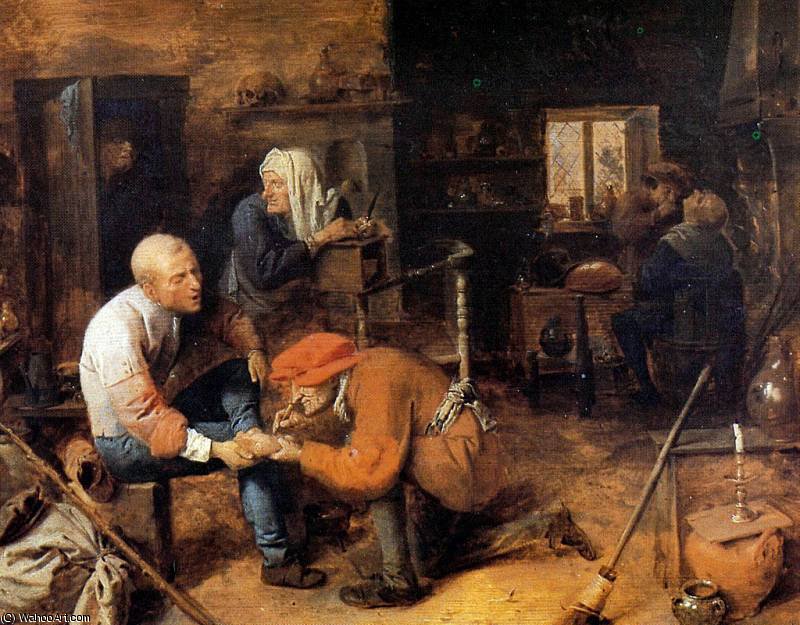 Wikioo.org - The Encyclopedia of Fine Arts - Painting, Artwork by Adriaen Brouwer - sun