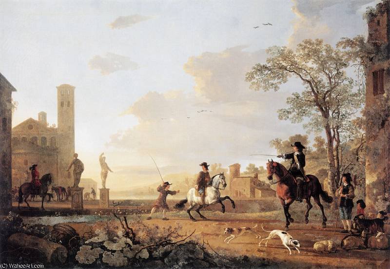 Wikioo.org – L'Encyclopédie des Beaux Arts - Peinture, Oeuvre de Aelbert Jacobsz Cuyp - cheval
