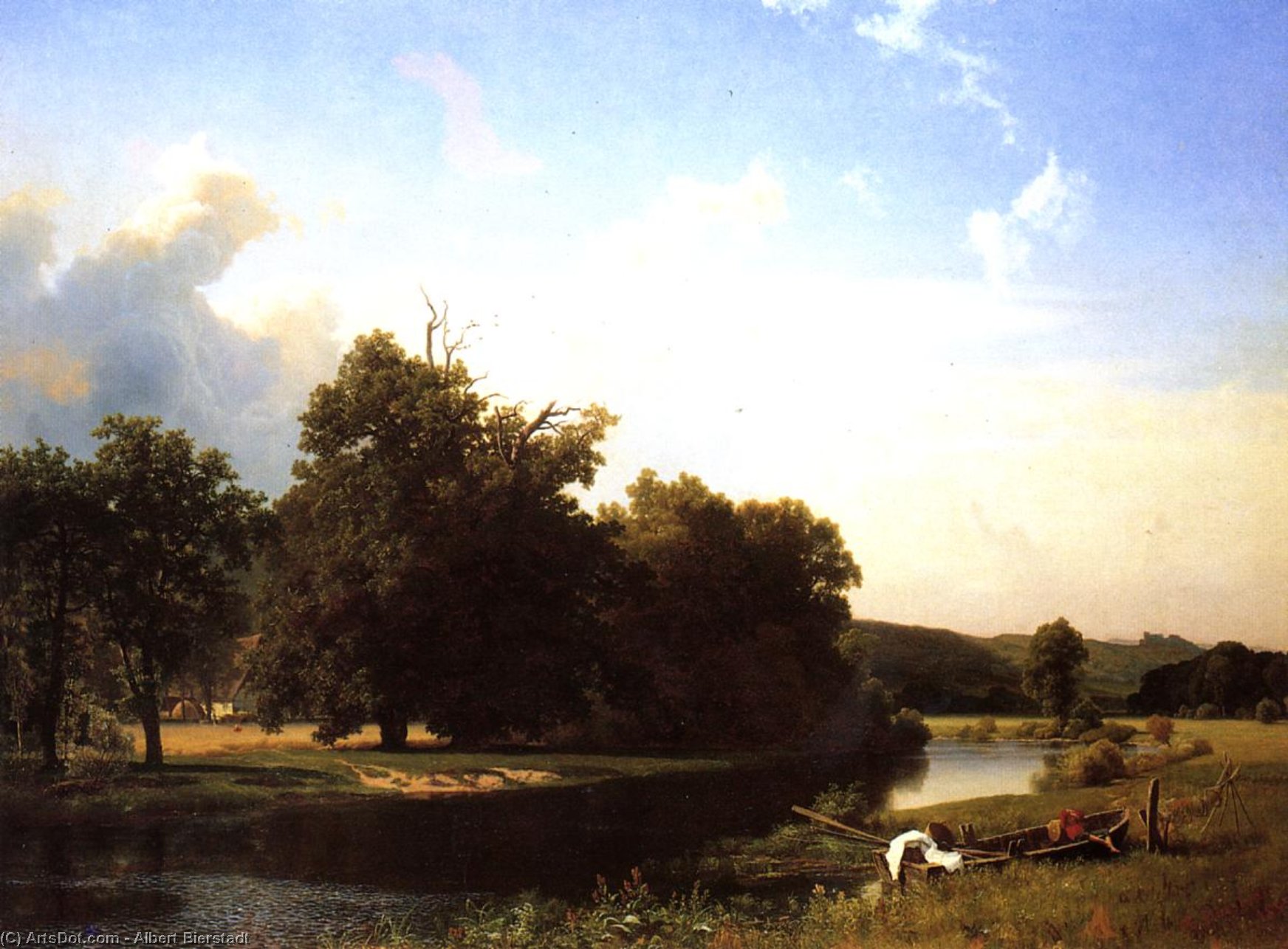 Wikioo.org - The Encyclopedia of Fine Arts - Painting, Artwork by Albert Bierstadt - Westphalia