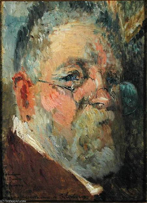 Wikioo.org - The Encyclopedia of Fine Arts - Painting, Artwork by Albert-Charles Lebourg (Albert-Marie Lebourg) - self portrait