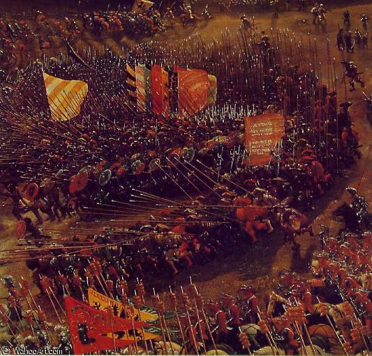 WikiOO.org - Encyclopedia of Fine Arts - Maalaus, taideteos Albrecht Altdorfer - The battle of Issus -