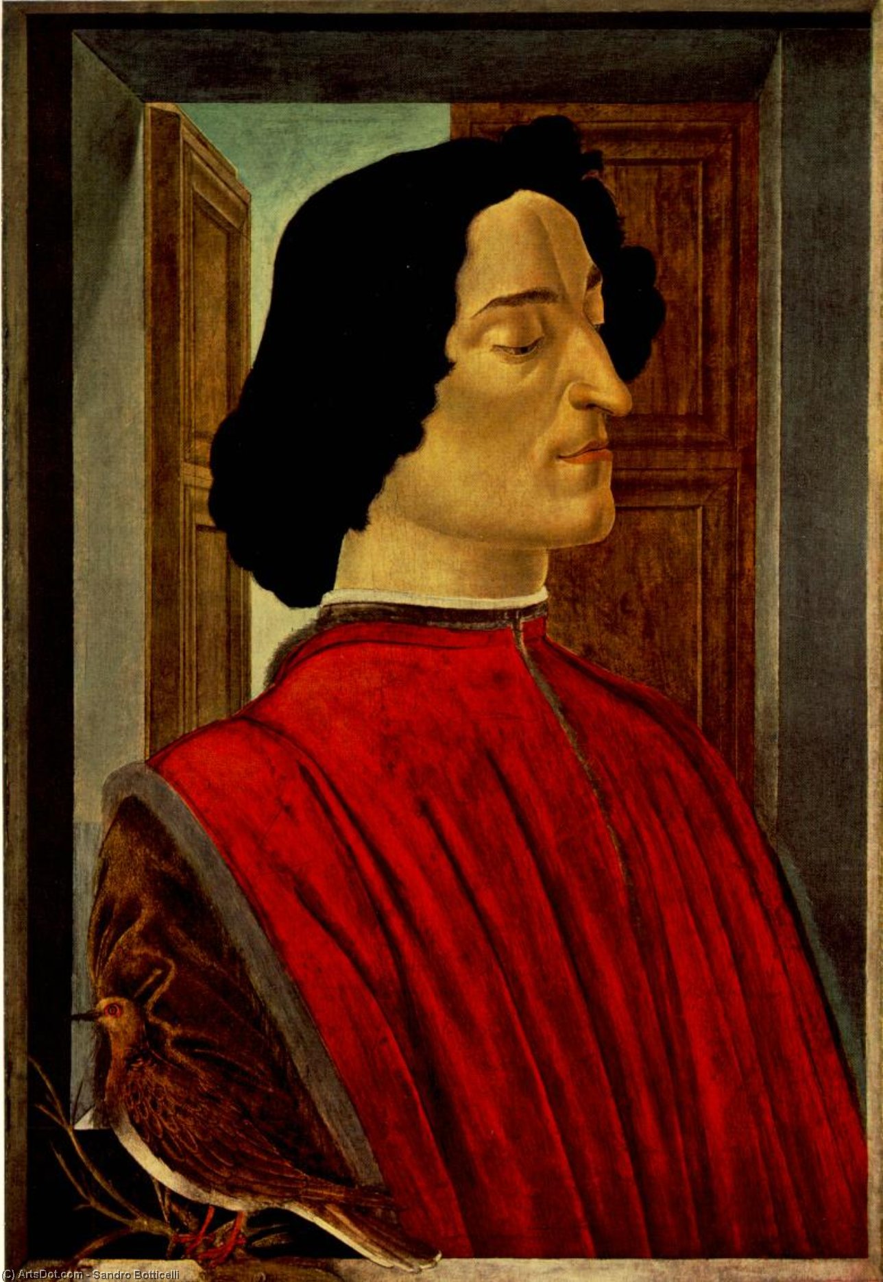 Wikioo.org - The Encyclopedia of Fine Arts - Painting, Artwork by Sandro Botticelli - Guliano de Medici