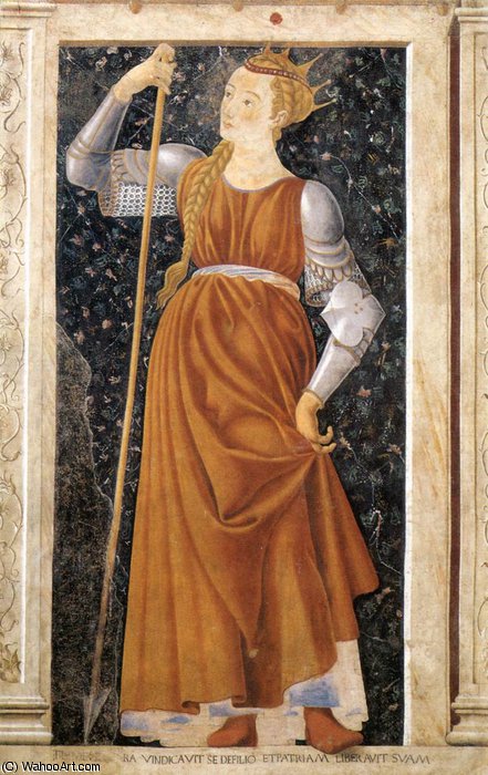WikiOO.org - Enciclopedia of Fine Arts - Pictura, lucrări de artă Andrea Del Castagno - famous persons queen tomyris