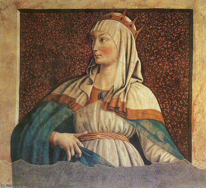 Wikioo.org – L'Enciclopedia delle Belle Arti - Pittura, Opere di Andrea Del Castagno - La regina Ester