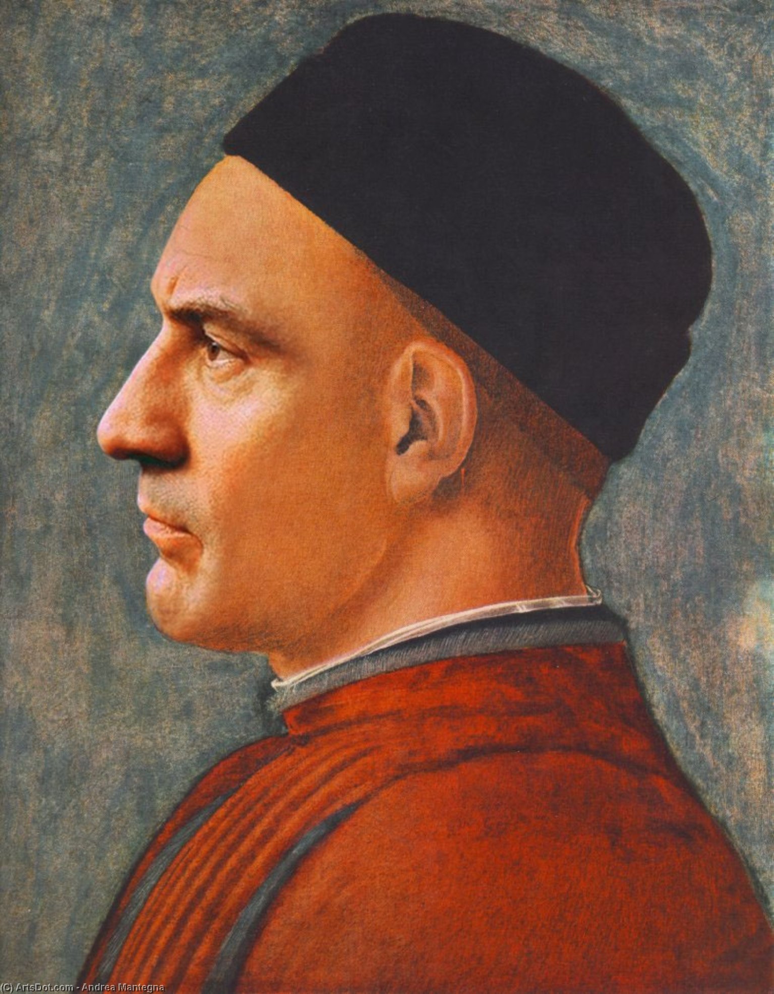 WikiOO.org - Encyclopedia of Fine Arts - Maleri, Artwork Andrea Mantegna - Ritratto di uomo
